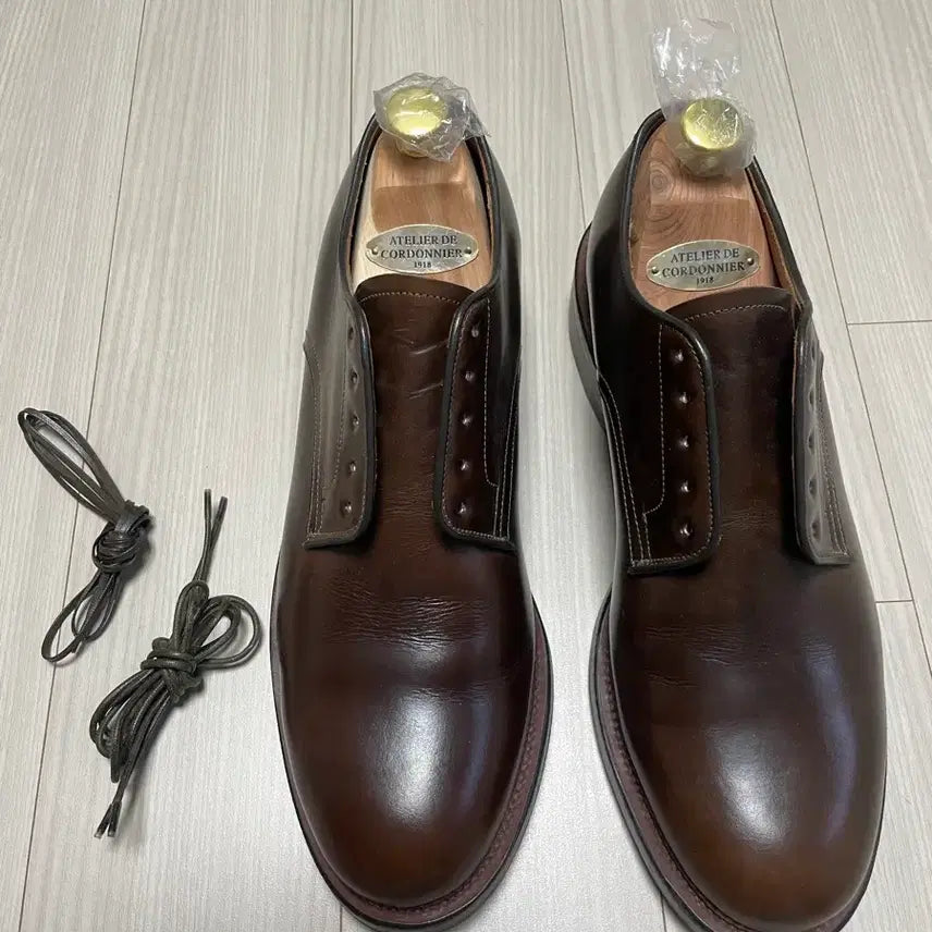 [BUNJANG] Viberg Guidi Olive Calfskin Rockland Blucher / Viberg- Guidi olive calf rockland blucher