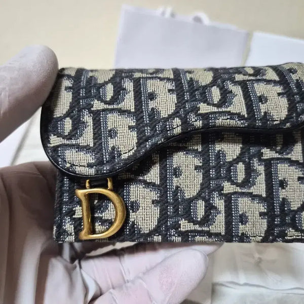 [BUNJANG] Dior Oblique Saddle Card Holder / 디올   오블리크 새들 카드지갑
