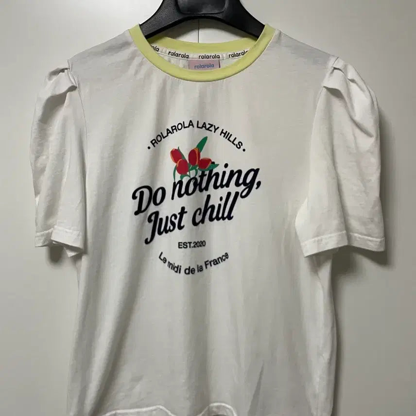 [BUNJANG] Rollerkolla Puff Sleeve T-Shirt / 로라로라 퍼프 슬리 반팔티