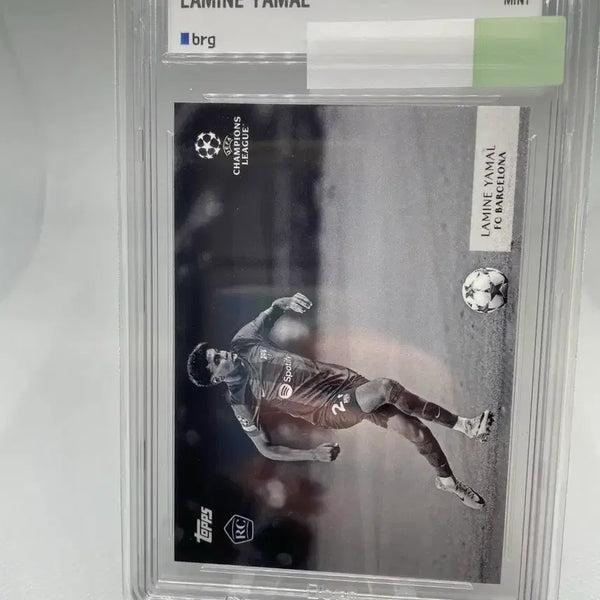 [BUNJANG] 2023 Topps Lamine Yamal Rookie Card BRG Graded 9, Spain Barcelona Football Card / 2023 탑스 라민 야말 루키카드 brg9등급카드 rc카드 스페인 바르셀로나 축구카드