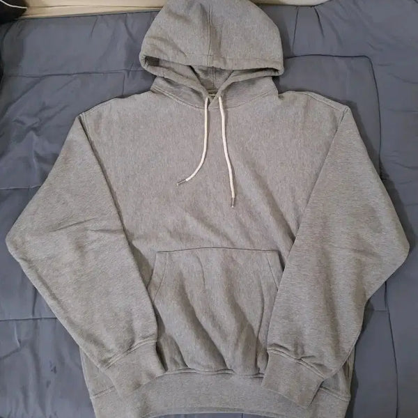 [BUNJANG] In the Row Hooded Sweatshirt Parka - Grey Melange / [3] 인더로우 후드티 스웻파카 그레이멜란지