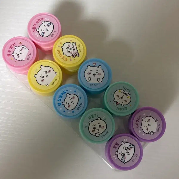 [BUNJANG] Cheeikawa 8-Type Stamp Set / 치이카와 스탬프 8종 세트