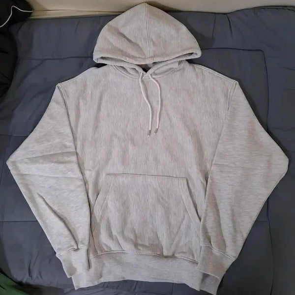 [BUNJANG] IN THE ROW Hooded Sweatshirt Parka White Melange / [3] 인더로우 후드티 스웻파카 화이트멜란지