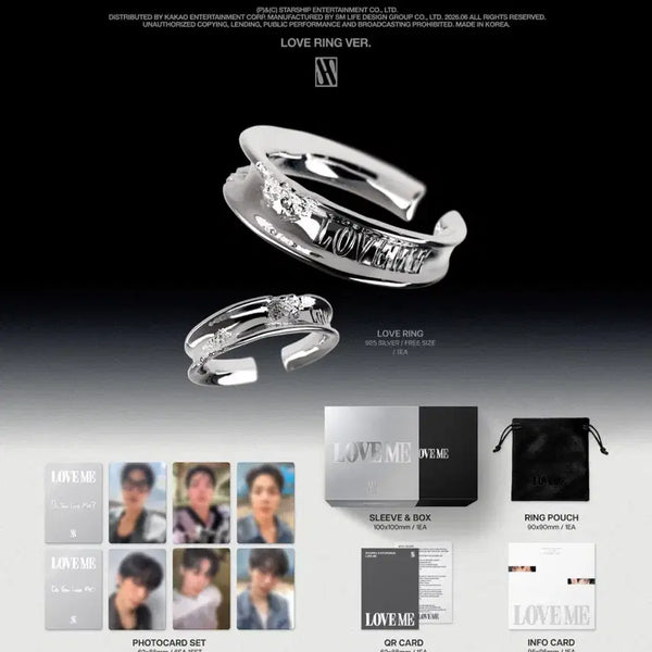 [BUNJANG] MONSTA X SHOWNU X HYUNGWON Ring (Sealed) / 몬스타엑스 셔누형원 반지 미개봉 양도(가격인하)