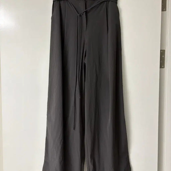 [BUNJANG] It MICHAA Wide Slacks Dark Gray Size 55 / 잇미샤 와이드 슬랙스(다크 그레이 색상, 55 사이즈)