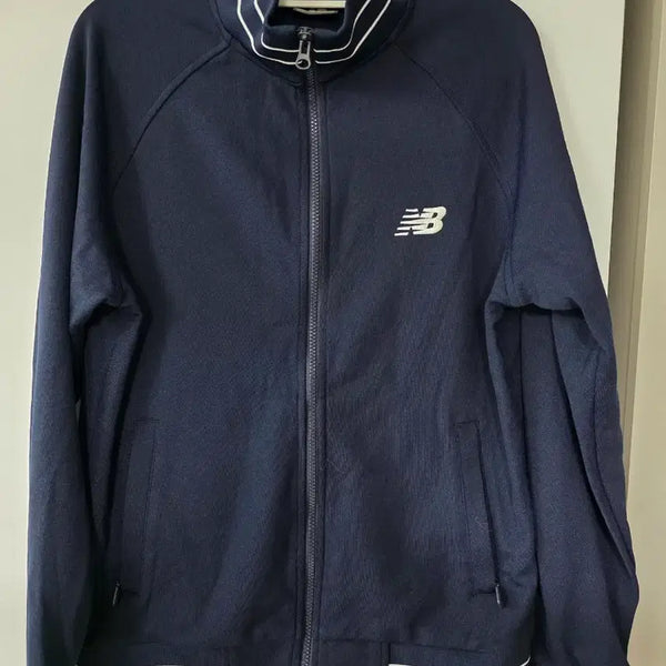 [BUNJANG] New Balance Navy Track Jacket Full Zip / 뉴발란스 네이비 트랙탑 집업