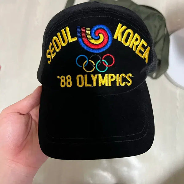 [BUNJANG] 1988 Seoul Olympics Commemorative Velvet Baseball Cap / 서울 올림픽 88 모자