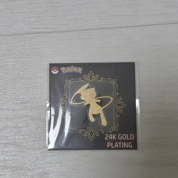[BUNJANG] Pokemon Mew 24K Gold Sticker / 포켓몬 뮤 24K 골드 띠부실
