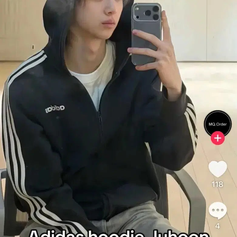 [BUNJANG] Joo Hoon Adidas Velour Track Jacket / 주훈 후드집업 판매(여성용