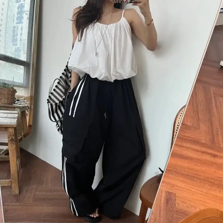 [BUNJANG] Unique Sporty Two-Way Pants / 유니크 스포티 삥주르르투웨이팬츠
