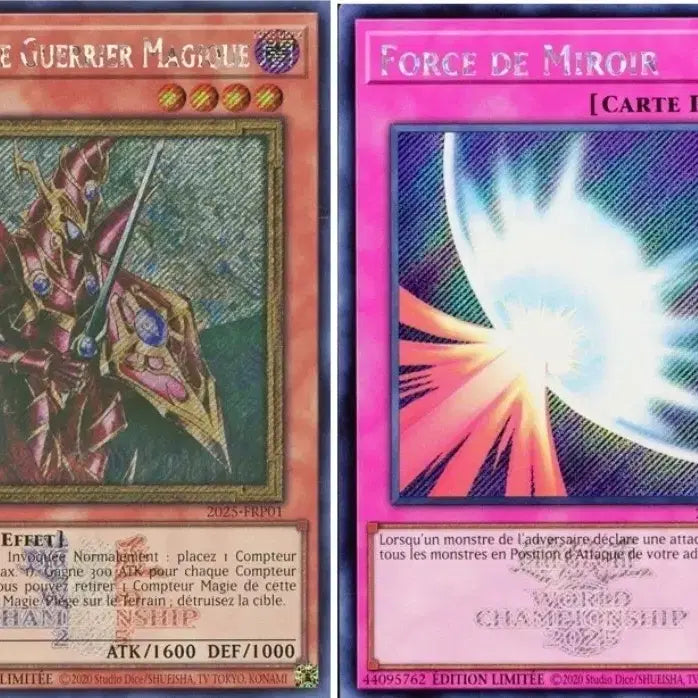 [BUNJANG] Yu-Gi-Oh! World Championship WCS2025 Promo Card - Spellcaster's Judgment, Mirror Force (French, Secret Rare) / 유희왕 월드 챔피언십 WCS2025 프로모