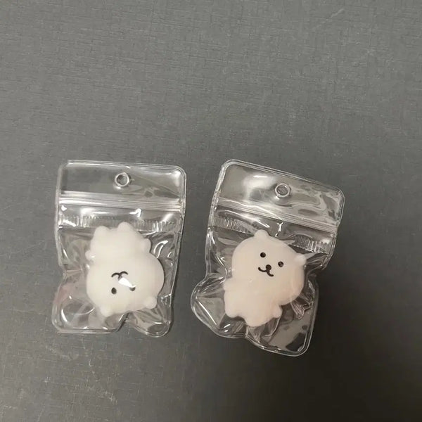 [BUNJANG] Nagano Jokomgomae Dangomgomae Zipper Bag Squishy (Set of 5) / 5개남음/ 나가노 농담곰 담곰이 지퍼백 스퀴시 말랑이