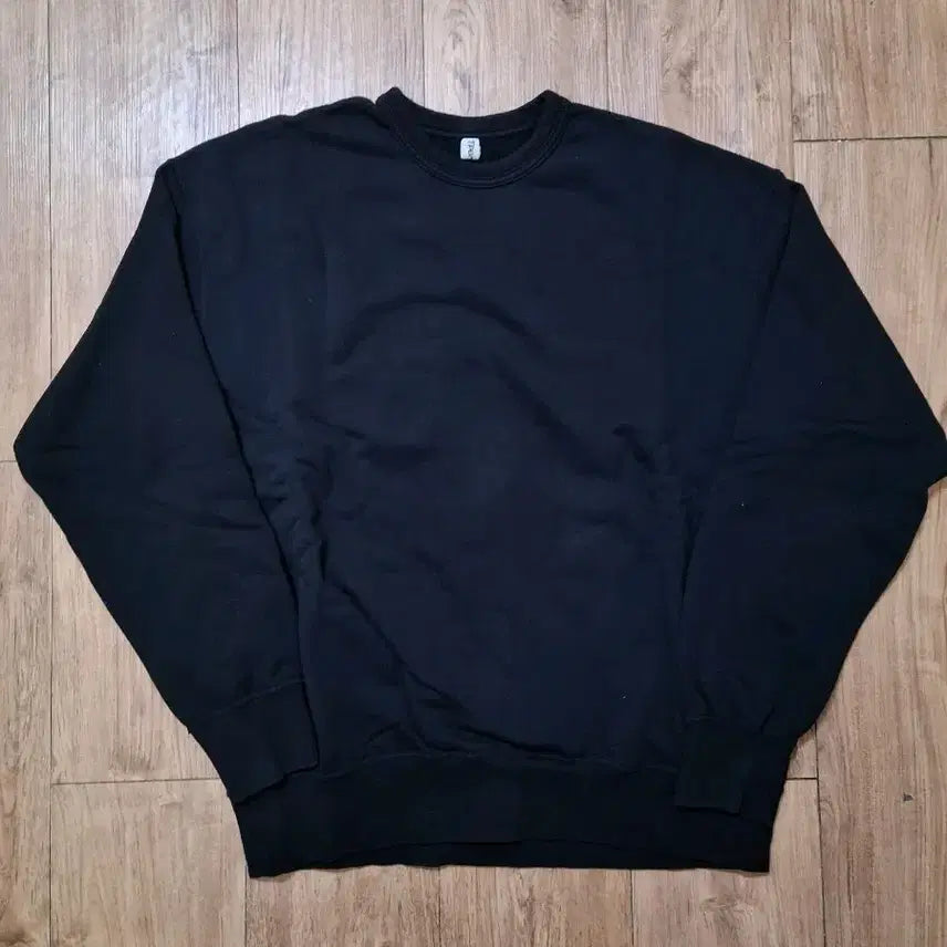 [BUNJANG] Timeless Sportswear Empty Sweatshirt Black / [2] 타임리스스포츠웨어 엠프티 스웻셔츠 블랙