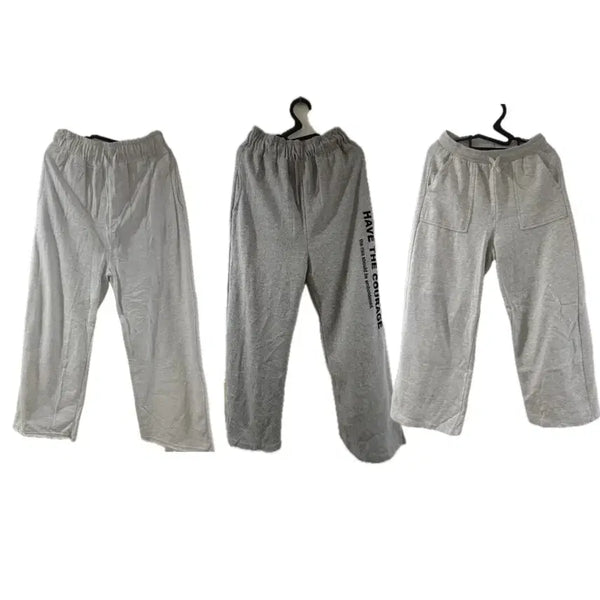 [BUNJANG] 3-Piece Bundle Wide Training Pants / 와이드 트레이닝 팬츠 3벌 일괄