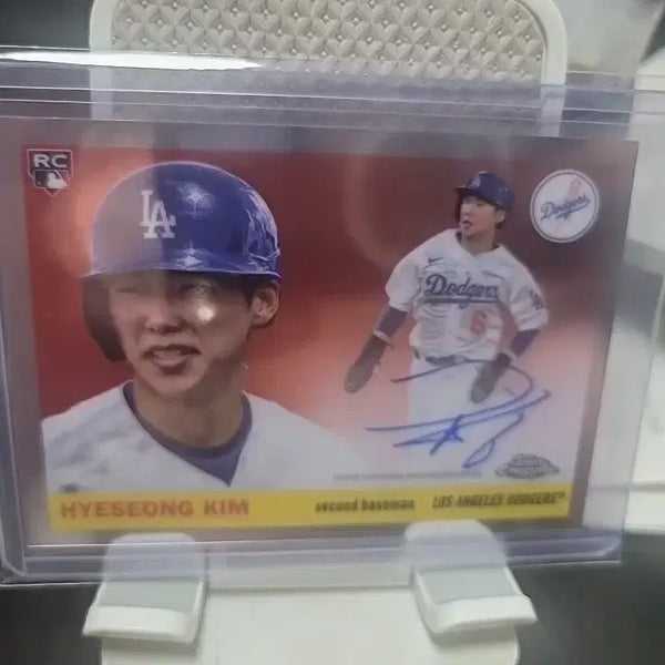 [BUNJANG] LA Dodgers Kim Hye Seong 2022 Chrome RC Autograph Baseball Card / LA다저스 김혜성 RC 오토 사인 카드
