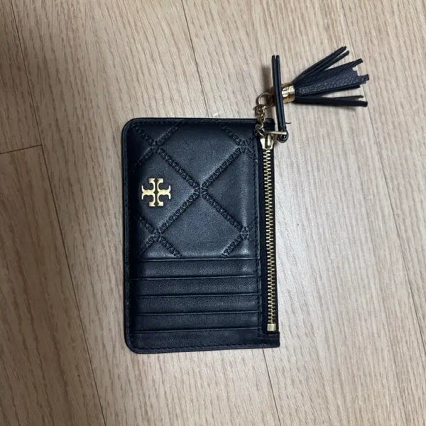 [BUNJANG] Tory Burch Quilted Card Holder Black / 토리버치 퀼팅 카드지갑 블랙(상태 최상)