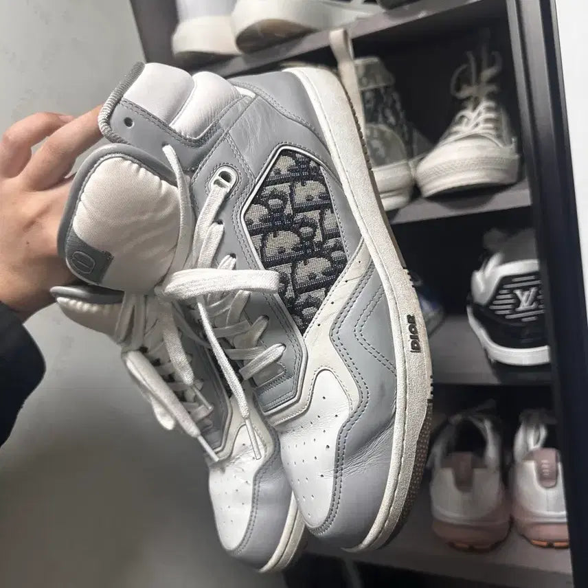 [BUNJANG] Dior B27 High-Top Sneakers (Size 44) / 디올 오블리크 b27 하이탑 44사이즈
