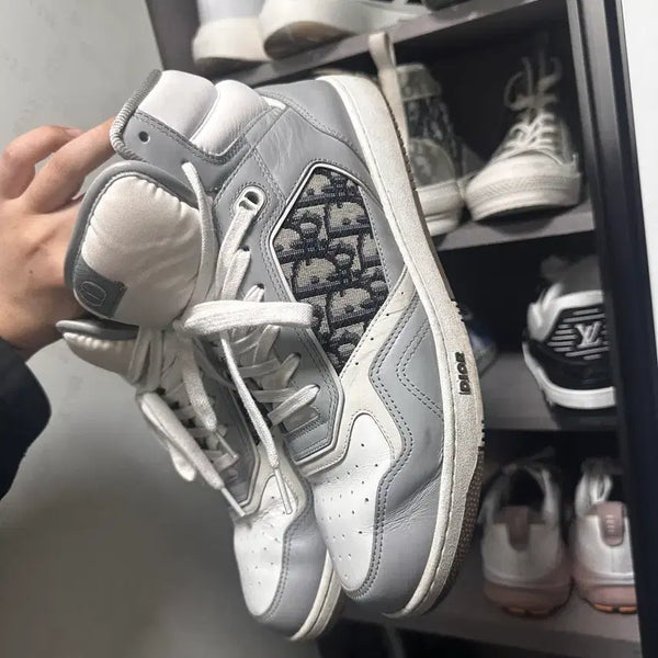 [BUNJANG] Dior B27 High-Top Sneakers (Size 44) / 디올 오블리크 b27 하이탑 44사이즈