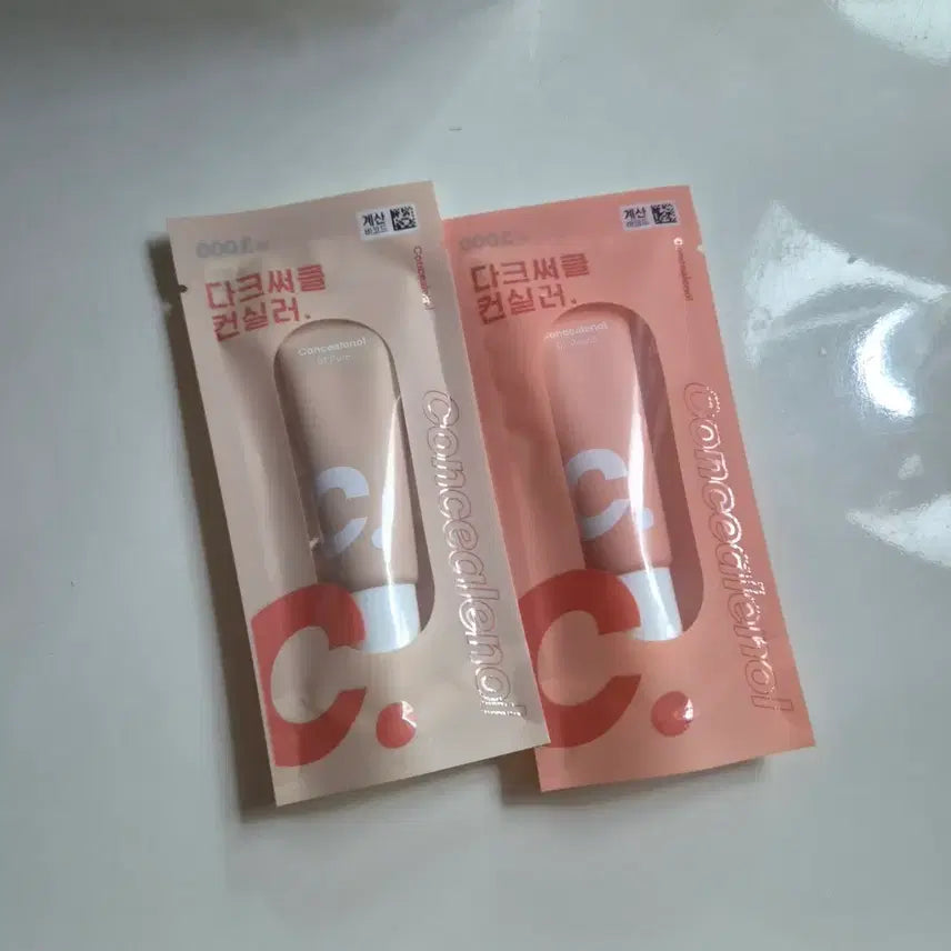 [BUNJANG] Code Glokolor Concealer [01 Pure / 02 Peach] Bundle Set / 코드 글로컬러 컨실레놀 일괄