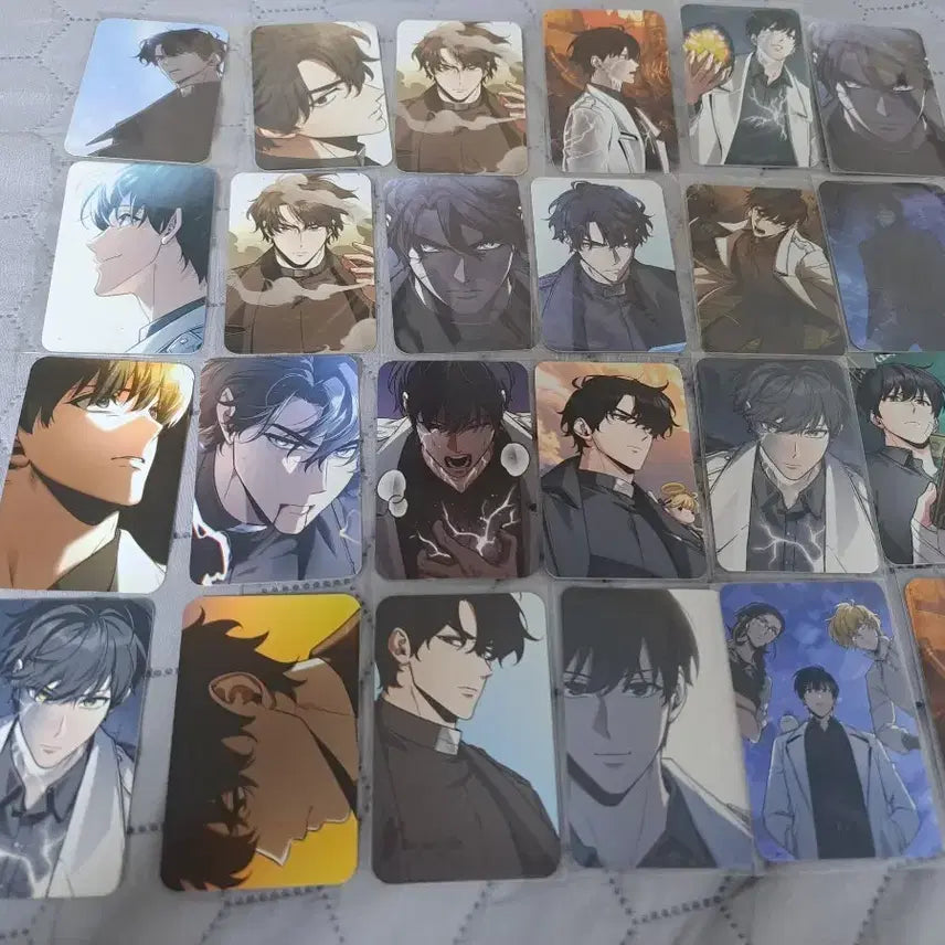 [BUNJANG] Omniscient Reader's Viewpoint Kim Dokja Yoo Joonghyuk Illustration Photocard Bundle Set (24 pcs) / 전독시 김독자 유중혁 일러스트 포토카드 일괄 24장
