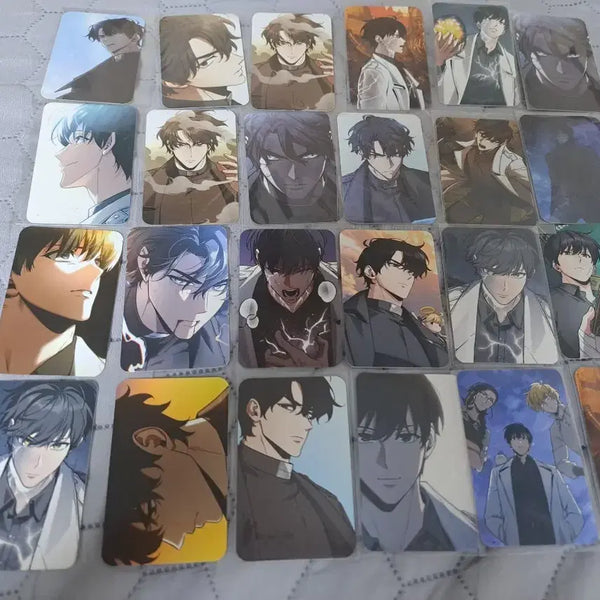 [BUNJANG] Omniscient Reader's Viewpoint Kim Dokja Yoo Joonghyuk Illustration Photocard Bundle Set (24 pcs) / 전독시 김독자 유중혁 일러스트 포토카드 일괄 24장