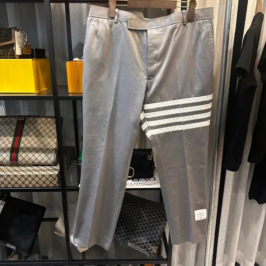 [BUNJANG] Thom Browne Chino Pants Grey Size 4 / 톰브라운 치노 팬츠 그레이 4사이즈