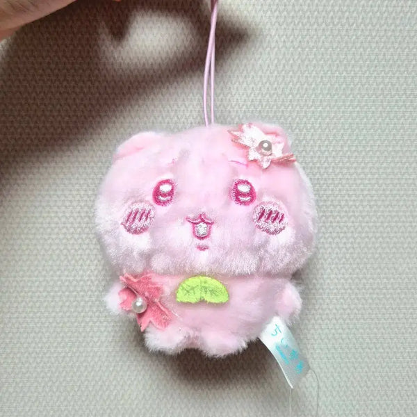 [BUNJANG] Usagi (Chikawa Style) Cherry Blossom Parade Plush Keychain / 치이카와st 벚꽃 퍼레이드 인형  키링
