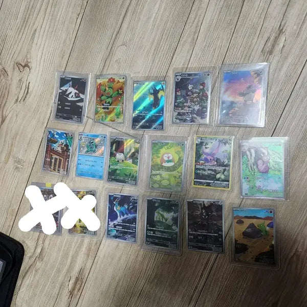 [BUNJANG] Pokemon AR Cards (14) + Shiny Card (1) / 포켓몬 카드 ar 14장+이로치 1장