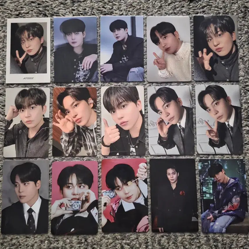 [BUNJANG] ATEEZ Jongho Bundle Set Photocard (15 types) / 에이티즈 종호 포토카드 15종 일괄