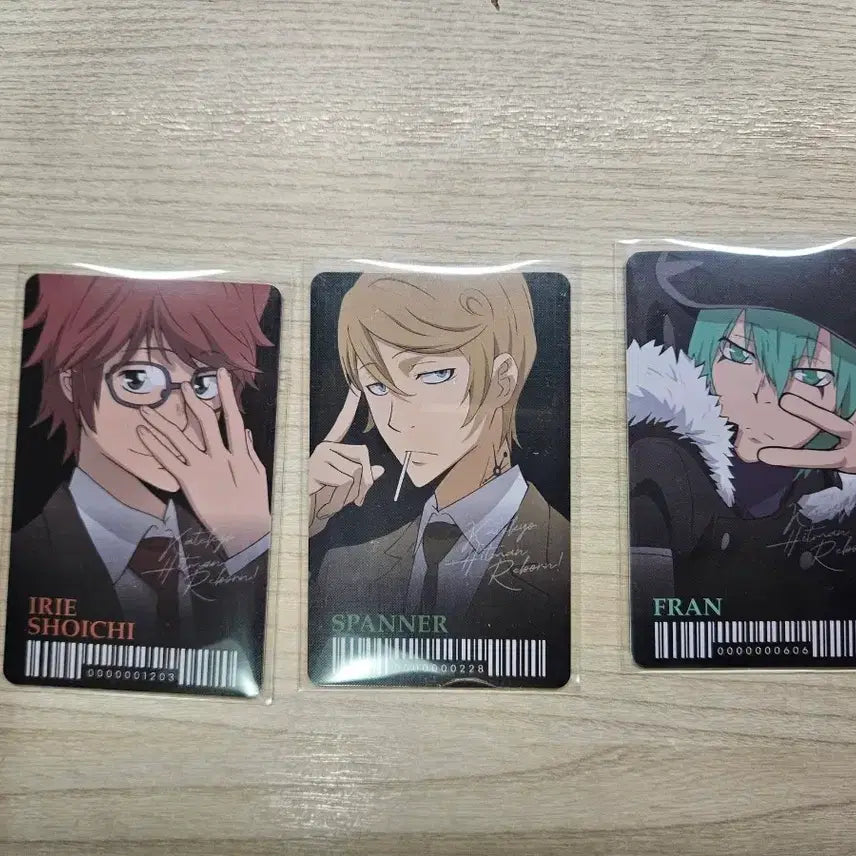 [BUNJANG] Katekyo Hitman Reborn! ID Card Set (Shoichi, Spanner, Fran) / 가히리 가정교사히트맨리본 아이디카드 쇼이치 스패너 프랑