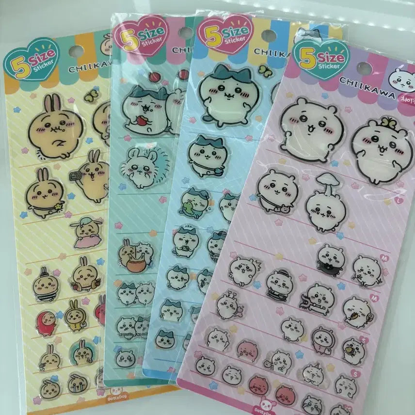 [BUNJANG] Monjakuwi Sticker Set (Chiikawa, Hachiware, Usagi, etc.) / 먼작귀 스티커 (치이카와, 하이와레,우사기등)