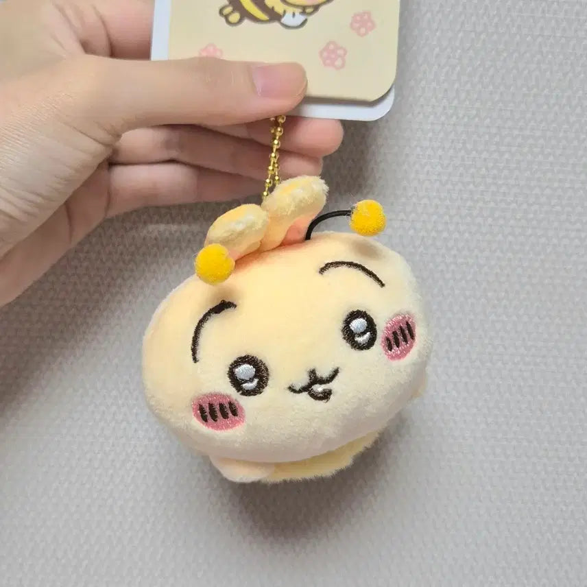 [BUNJANG] Usagi Honeybee Mascot Plush Keyring / 먼작귀 우사기 꿀벌 마스코트 인형 키링