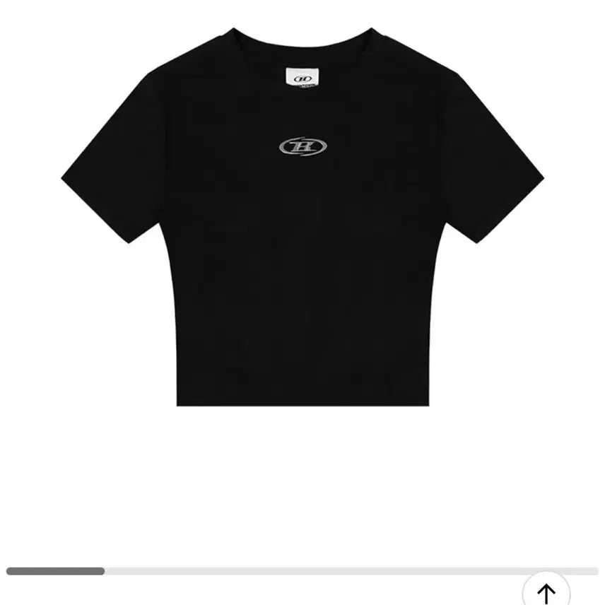 [BUNJANG] Born to Win Modal Crop T-Shirt Black Size 1 / 본투윈 모달 크롭 티셔츠 블랙 1사이즈