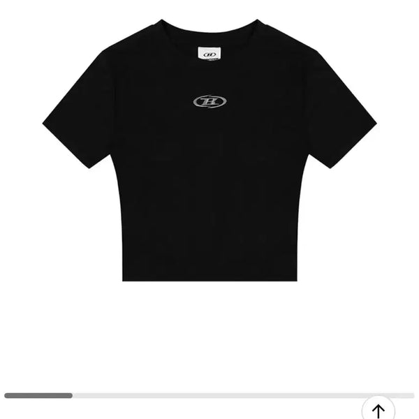 [BUNJANG] Born to Win Modal Crop T-Shirt Black Size 1 / 본투윈 모달 크롭 티셔츠 블랙 1사이즈