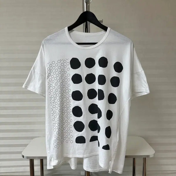 [BUNJANG] Y's for men Polka Dot Short Sleeve Shirt / 요지야마모토 와이즈포맨 도트 반팔