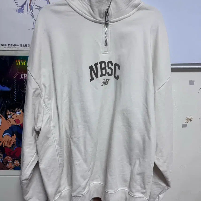 [BUNJANG] New Balance NBSC Half-Zip Sweatshirt / 뉴발란스 NBSC 반집업 맨투맨
