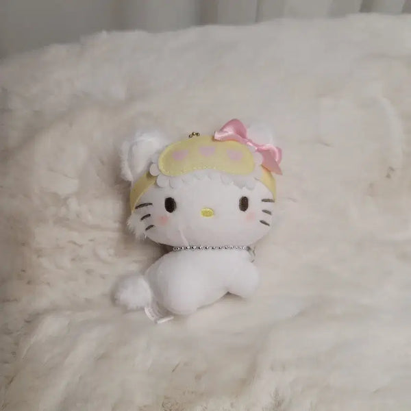 [BUNJANG] Sanrio My Melody "Myu" Plush Mascot Keychain / 산리오 무뉴구루미 챠미키티 마스코트 키링