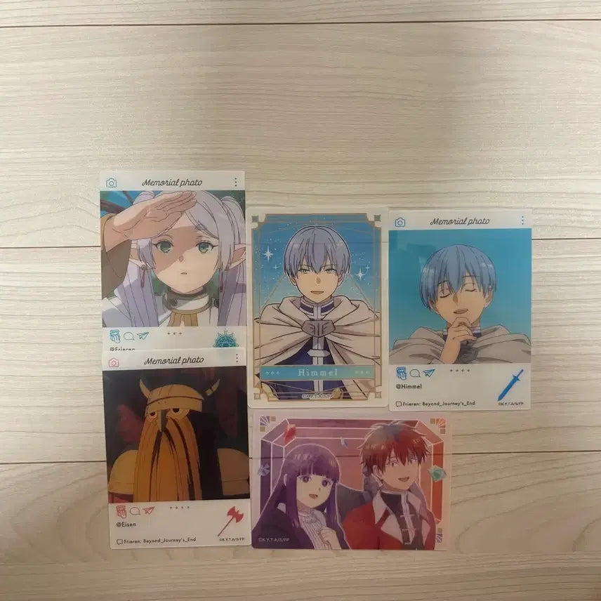 [BUNJANG] Frieren: Beyond Journey's End 5-Type Photocard Set / 장송의프리렌 포토카드 5종 세트