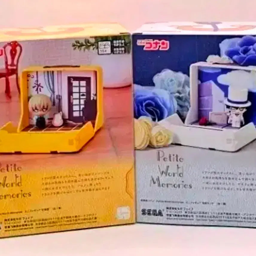 [BUNJANG] Detective Conan Petit's Memories 2 Figure Set (Kaito Kid + Toru Amuro) - Sealed / [미개봉]명탐정 코난 프티월드메모리즈 2종세트 괴도키드+아무로토오루