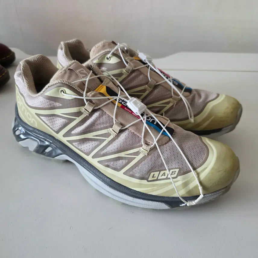 [BUNJANG] Salomon XT-6 Clear Safari Vanilla Ice Running Shoes / 살로몬 xt-6 살로몬 XT-6 클리어 사파리 바닐라 아이스  280