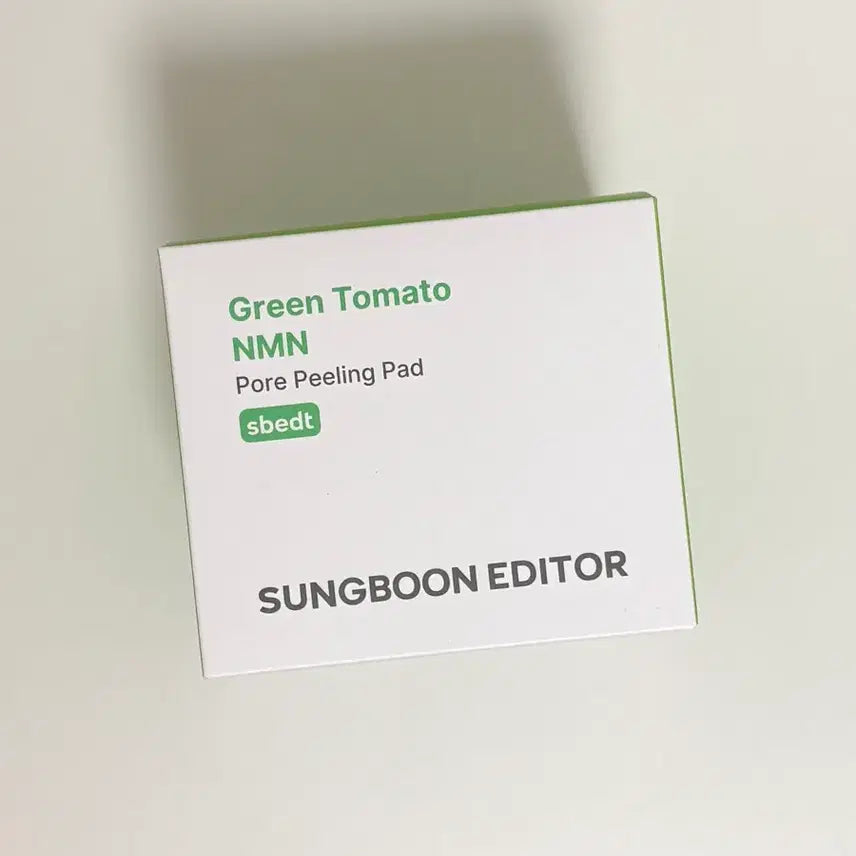 [BUNJANG] Ingredient Editor Green Tomato NMN Pore Filling Pad / 성분에디터 그린토마토 엔앰엔 포어 필링 패드