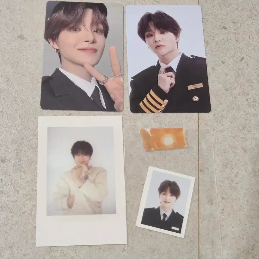 [BUNJANG] TREASURE Jihoon 2023 Season's Greetings Photocard & ID Photo Bundle Set / 트레저 지훈 시그 포카 증명사진 일괄 세트