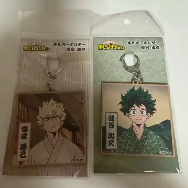 [BUNJANG] My Hero Academia Bakugo & Izuku Keychain Bundle Set / (일괄) 나히아 바쿠고,이즈쿠 키링