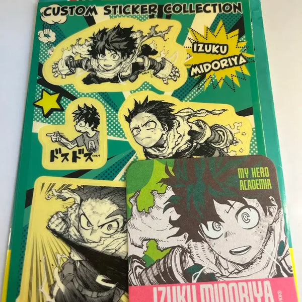 [BUNJANG] My Hero Academia Izuku Midoriya Jump Shop Original Art Sticker Collection Coaster / 나히아 미도리야 점프샵 원화 스티커 콜렉션 코스터