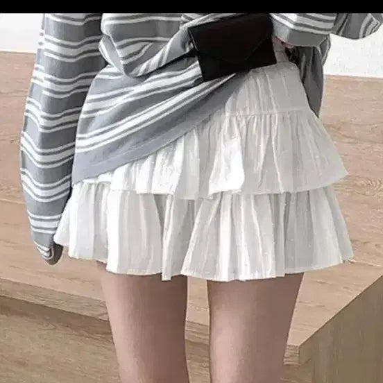 [BUNJANG] Kankan Frill Mini Skirt Balletcore / 캉캉 프릴 미니 스커트 발레코어 에이블리