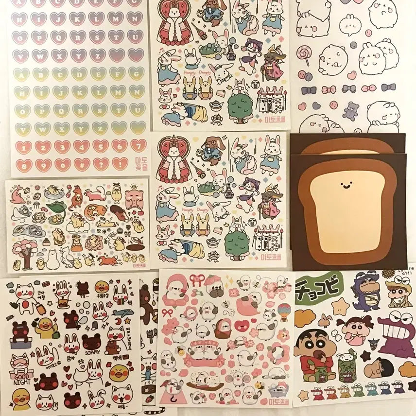 [BUNJANG] Character Sticker Set / 캐릭터 인스 세트