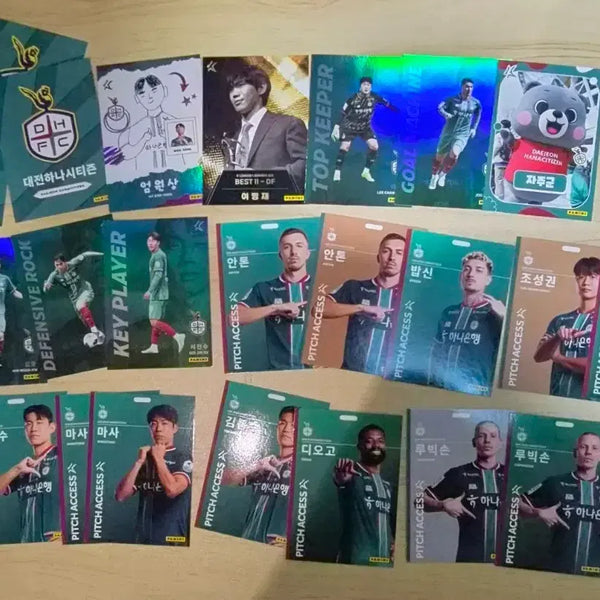 [BUNJANG] K League Panini Card Bundle (23 Cards) / 26 K리그 파니니카드 대전 일괄 23장