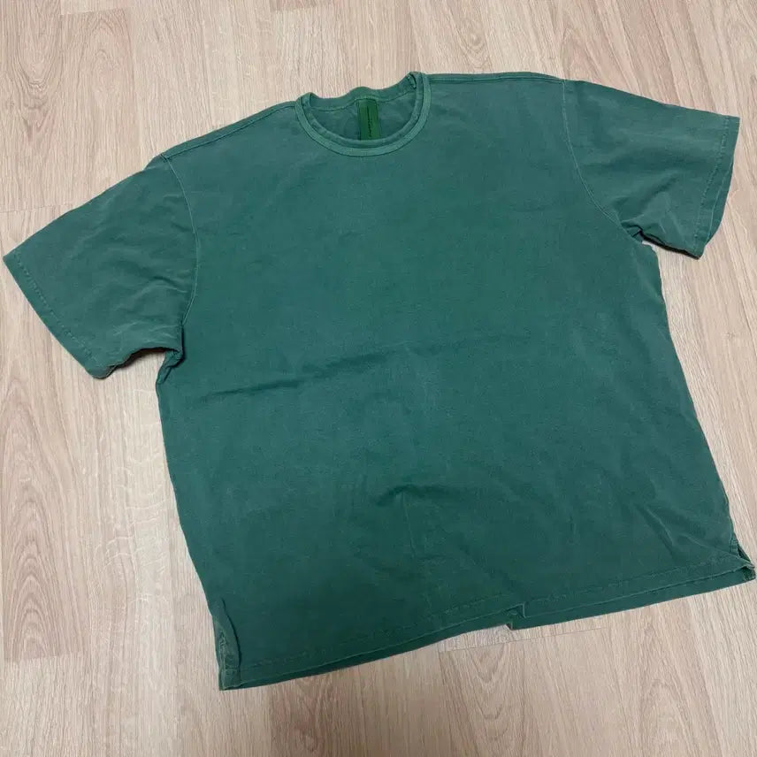 [BUNJANG] EMC Original Garments Vintage Washed T-Shirt Green M / 이엠씨오리지널가먼츠 빈티지 워싱 반팔 그린 M 한번도안입음