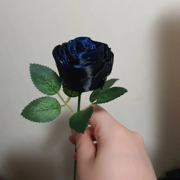 [BUNJANG] Black Blue Rose Handmade Custom Order / 블랙블루 장미 (주문제작) (수 작업)