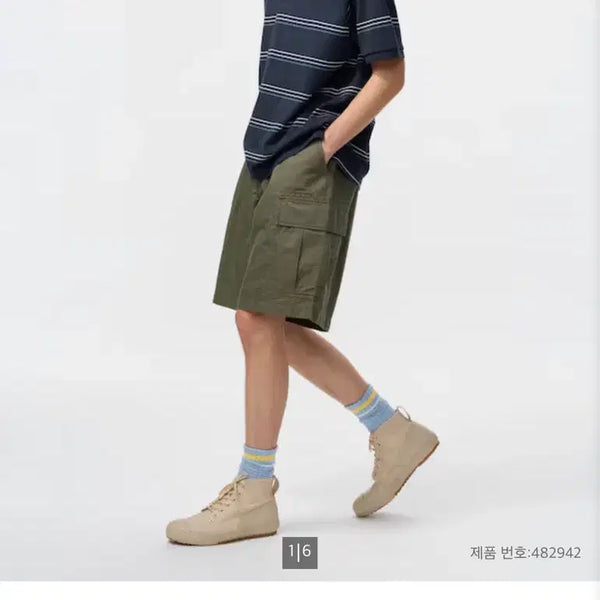 [BUNJANG] Uniqlo x JWA Cargo Short Pants Olive S / 유니클로xJWA 카고 쇼트 팬츠 카고숏츠 올리브 S